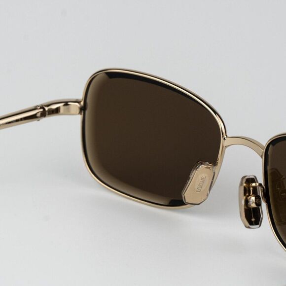 Loewe Gold Frame Brown Lens Sunglasses main image 4
